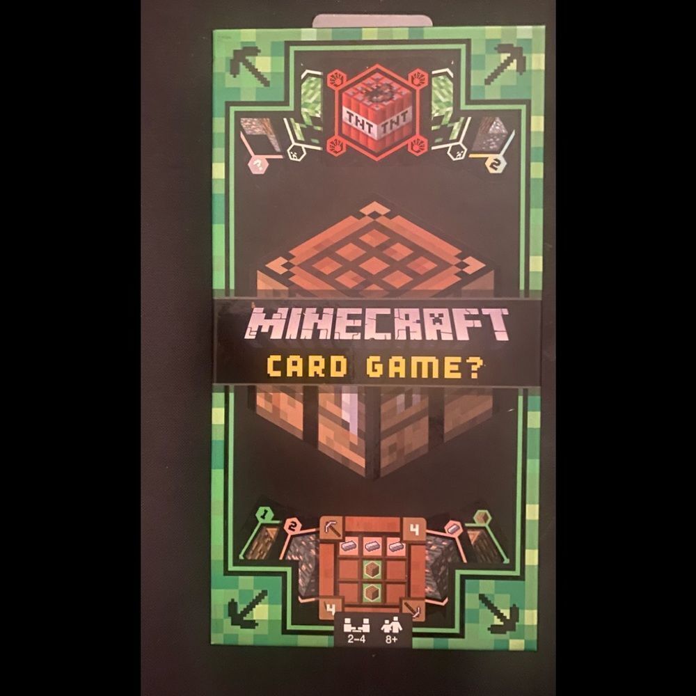 Minecraft Card Game 2015 Mattel Games Mojang Complete Instructions 2-4 Players